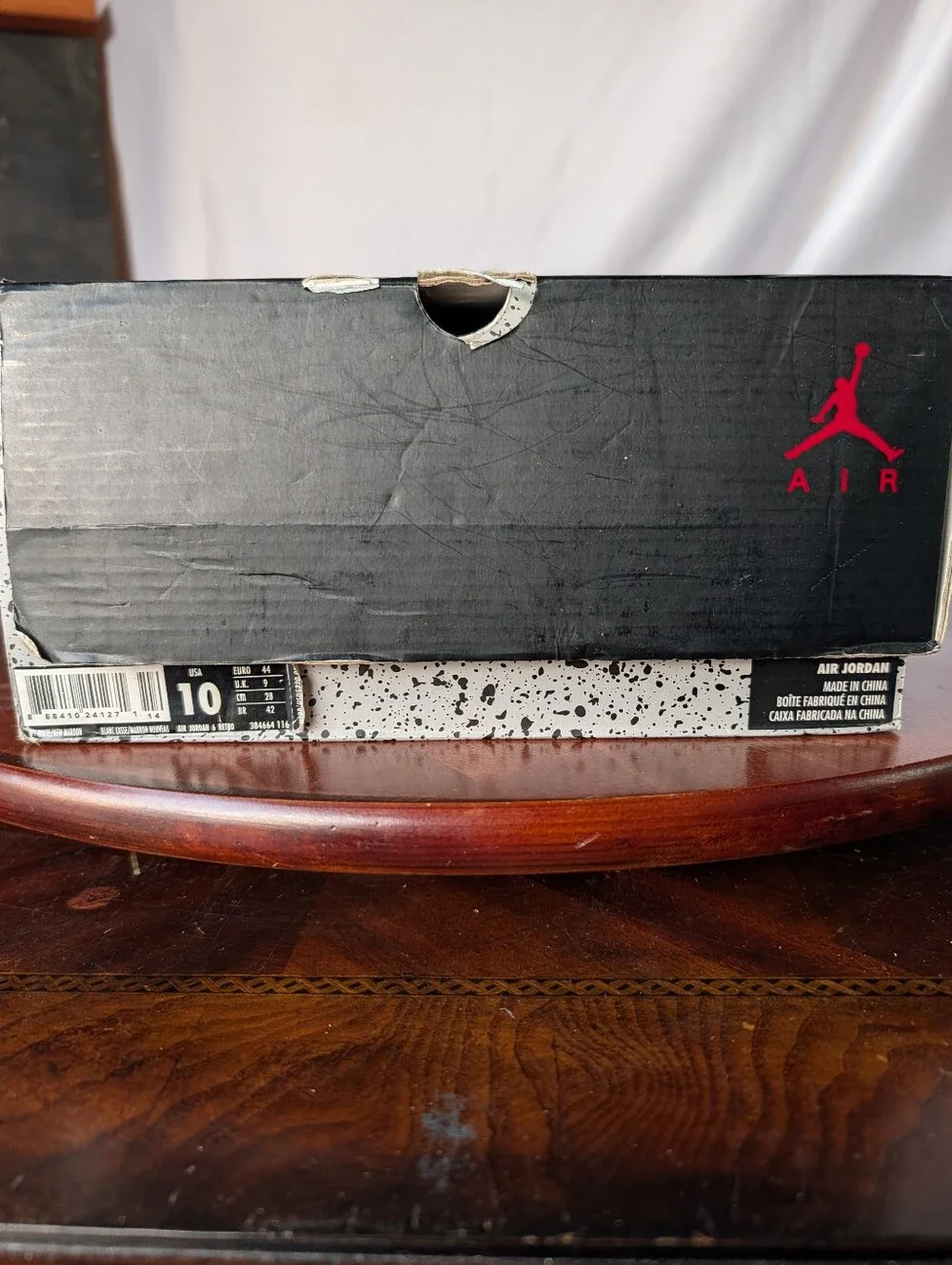 Jordan Air Jordan 6 Retro Sneakers Maroon US Men Size 10 Active